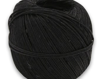 Hungarian Hemp Twine Black, 1mm