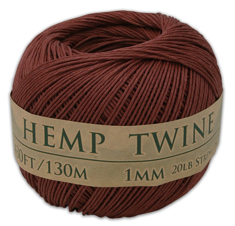 Hemp Twine AllNatural 1mm in Your Choice of Color 430 Feet Etsy