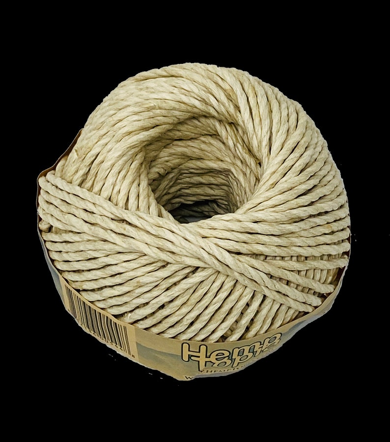 Hemp Twine 3MM All Natural 125 Feet Etsy