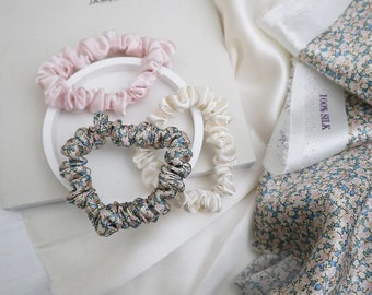 Liberty London Scrunchies in seta Pepe Nudo