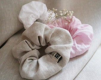 Irish Linen Large Scrunchie