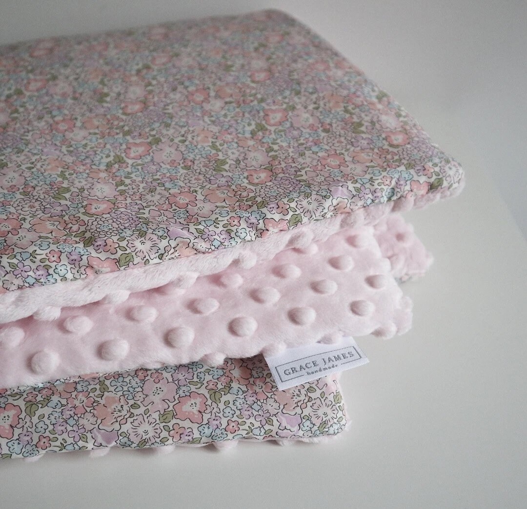 Michelle Pink Padded Liberty London Blanket Etsy Canada