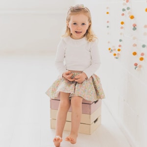 Liberty London Circle Skirt in Swriling Petals