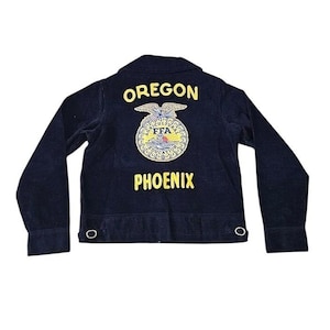 Ffa Jacket Blue Corduroy - Etsy