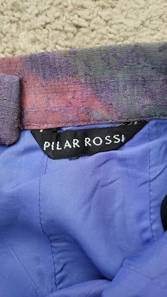 Pilar Rossi Vintage Purple Multicolor Pastel Cott… - image 4