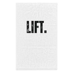 Rally Towel, Gym Towel for Exercise, Fitness Sweat Towel, Weight Training Towel, Simple &#39;Lift&#39; Design, Workout Towel