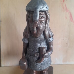 Thor Altar Statue / Ceramic Thor Statue / Norse God Statue / Handmade Statue / Thor the Thunder god son of odin / Protector of mankind