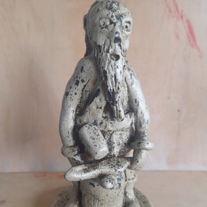 Greek God Hephaestus Statue / Ceramic Greek God Hephaestus / Handmade Ceramic/ Greek God of Blacksmiths, Craftsmen, Artisans and Sculptors