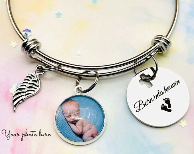 Baby Loss Gift, Stillborn Gift for Mom, Sympathy Gift for Loss of Infant, Keepsake for Mother for Loss of Child, Custom Photo Memorial Gift