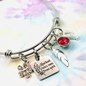Silver Boho Feather Bracelet, Personalized Initial, Birthday Birthstone Jewelry