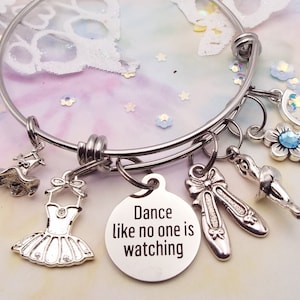 Dance Necklace Or Dance Bracelet, Love To Dance, Antqued Slver, Gft