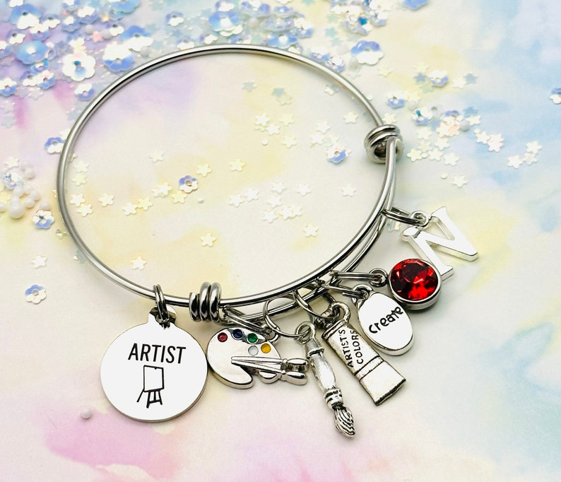 Gift for Artist, Gift Ideas for the Painter, Art Supplies Charm