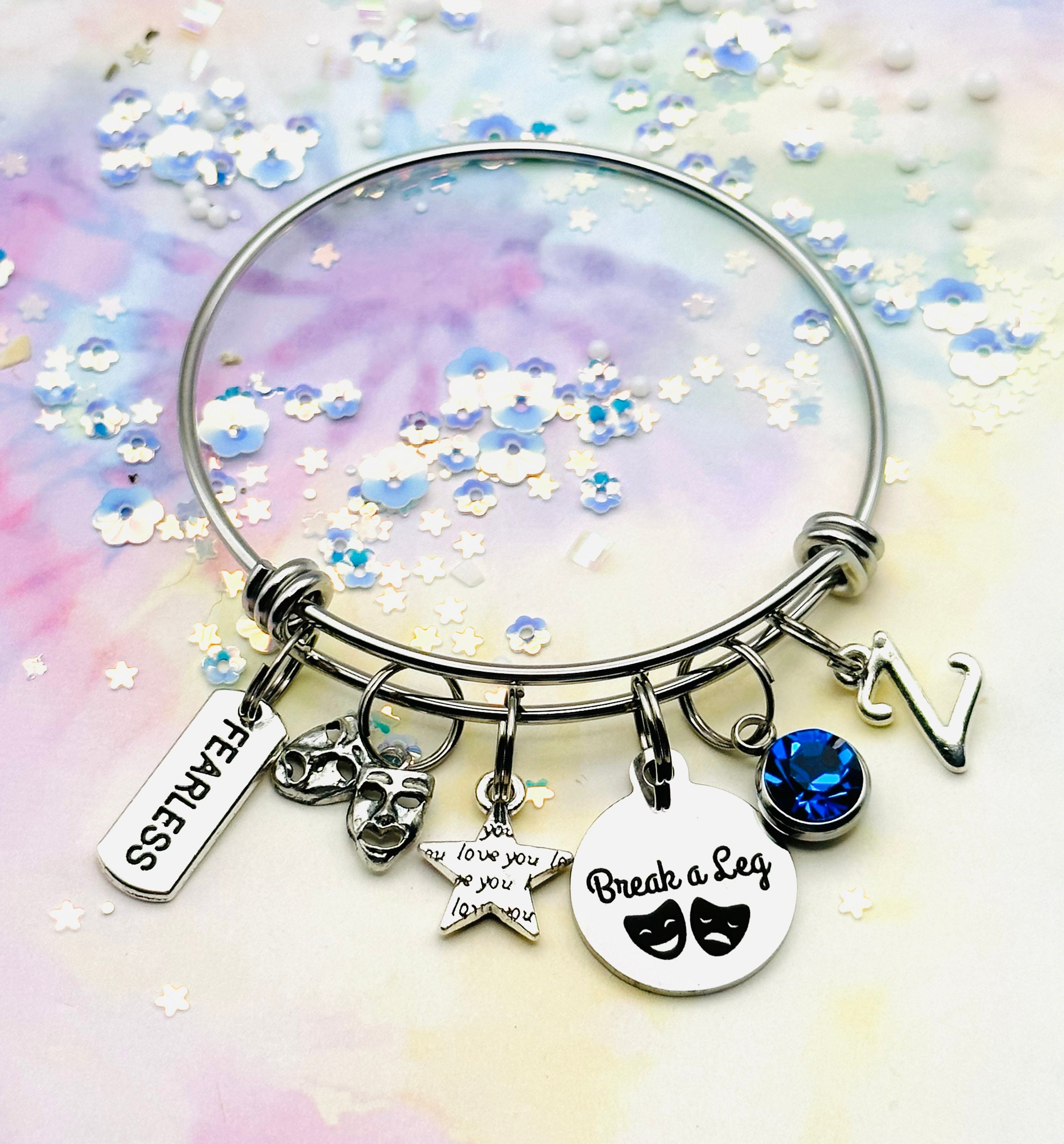 CUSTOM CHARM BRACELET, Design Your Own, Choose Your Charms, Birthday  Bracelet, Stackable Bangles, Personalized Gifts, Gifts for Her 