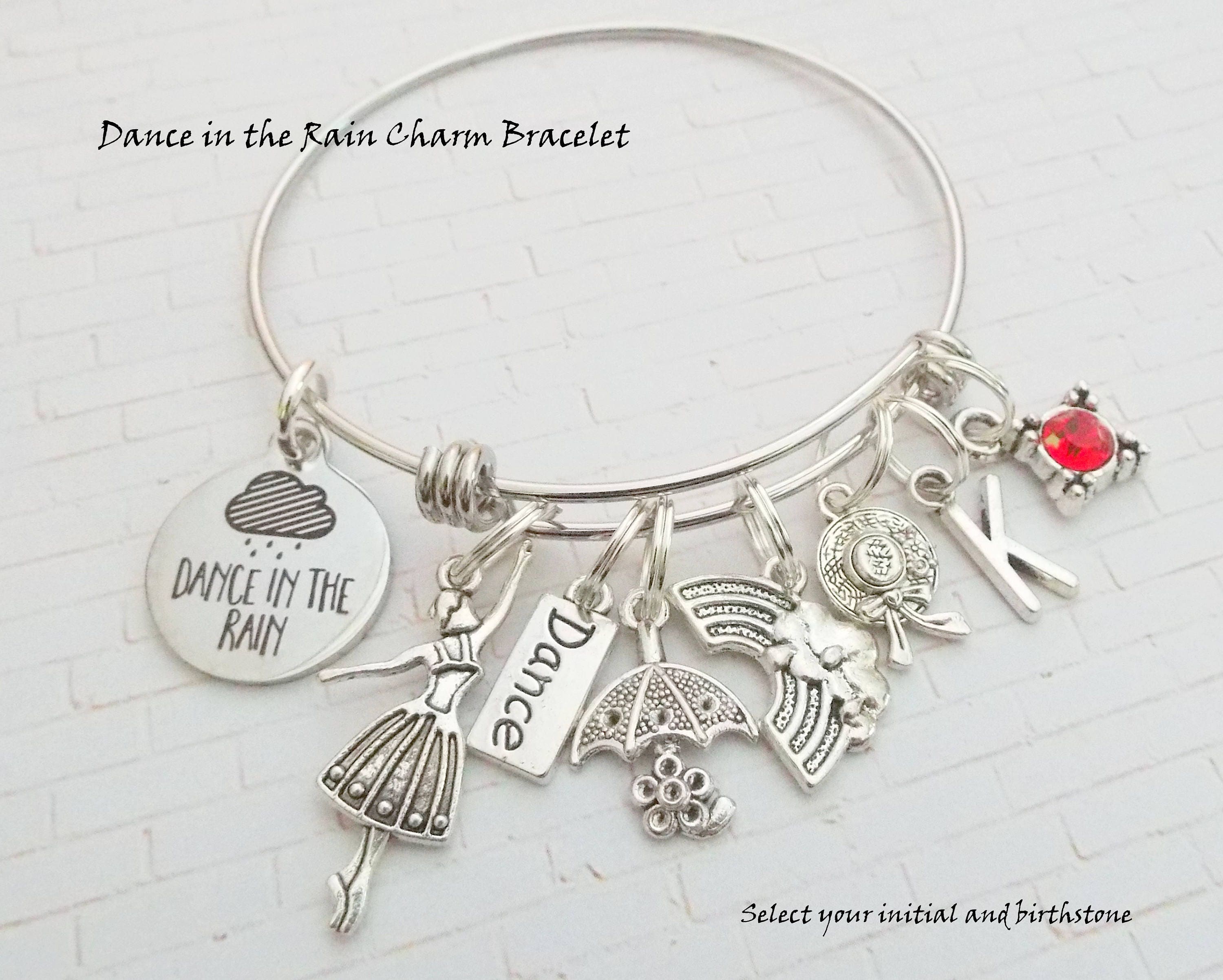 Dance Charm Bracelet, Gift for Ballet Dancer, Birthday Girl Gift