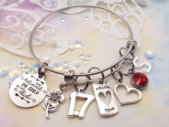 Follow Your heart Bracelet, Heart Charm Bracelet