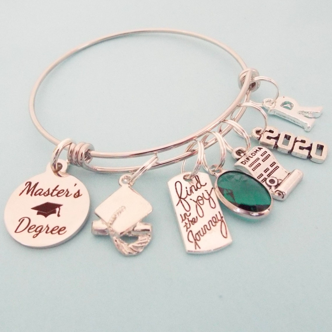 Master's Degree Graduation Gift Masters Degree Charm Etsy