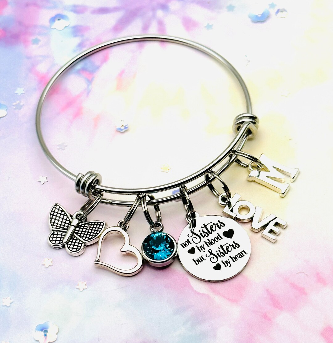 Gift Ideas for Your Best Friend, Sisters by Choice Charm Bracelet