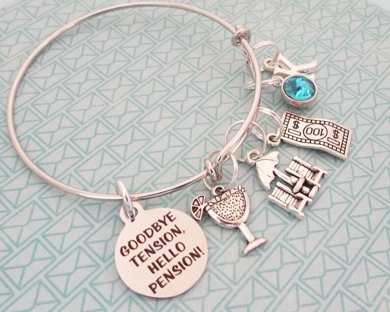 Retirement Gift for Her Personalized Jewelry Retiree Gift Etsy