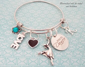 Little Girls I Love Jazz Music Dance Beaded Charm Bracelet Black Red & Silver Tone Little Girls I Love Jazz Music Dance Beaded Charm Bracelet Black Red & Silver Tone