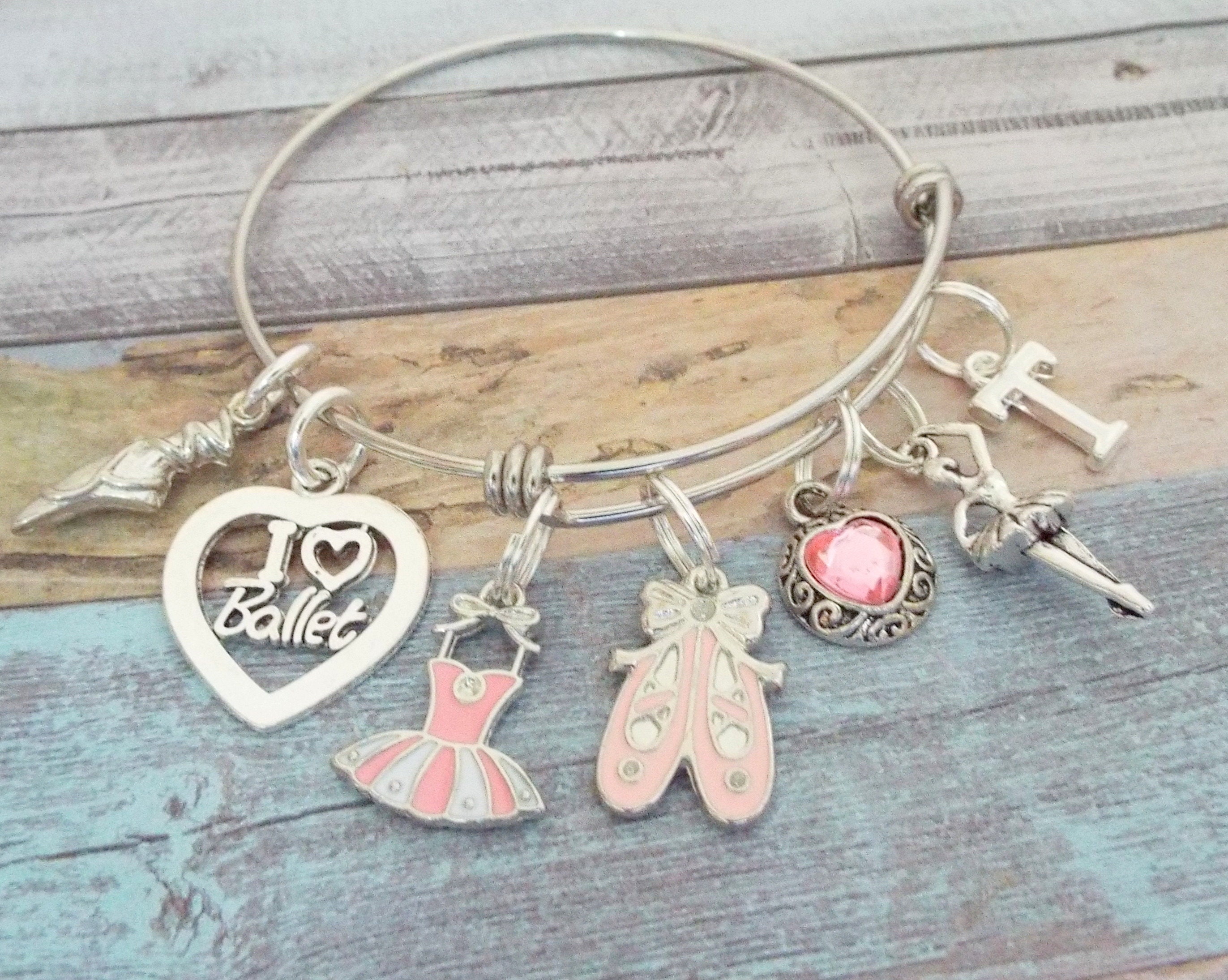 FUSTYLE Dance Bracelet Dancer Gift Ballerina Jewelry When In