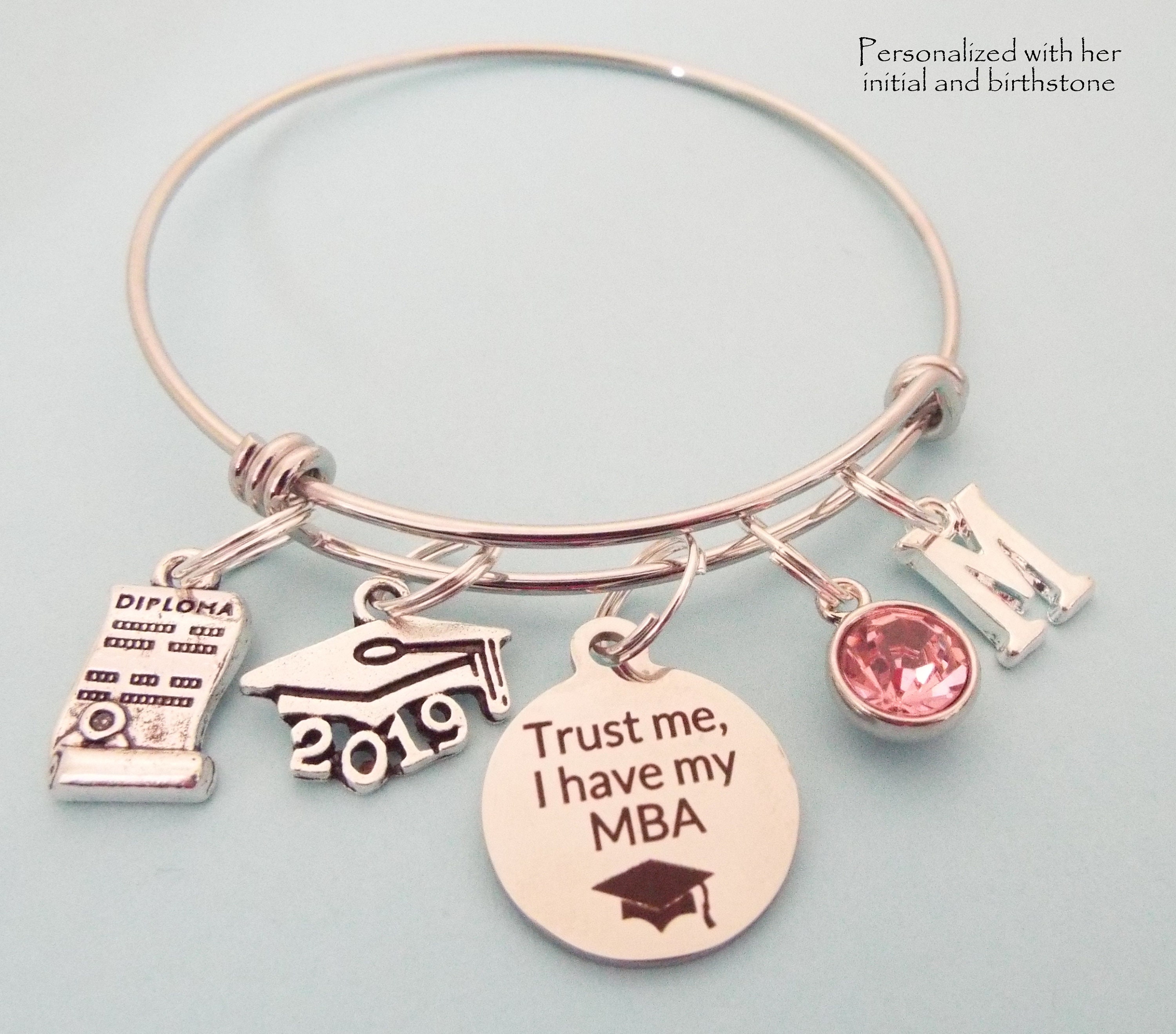 Graduation charm bracelet 2019 discount