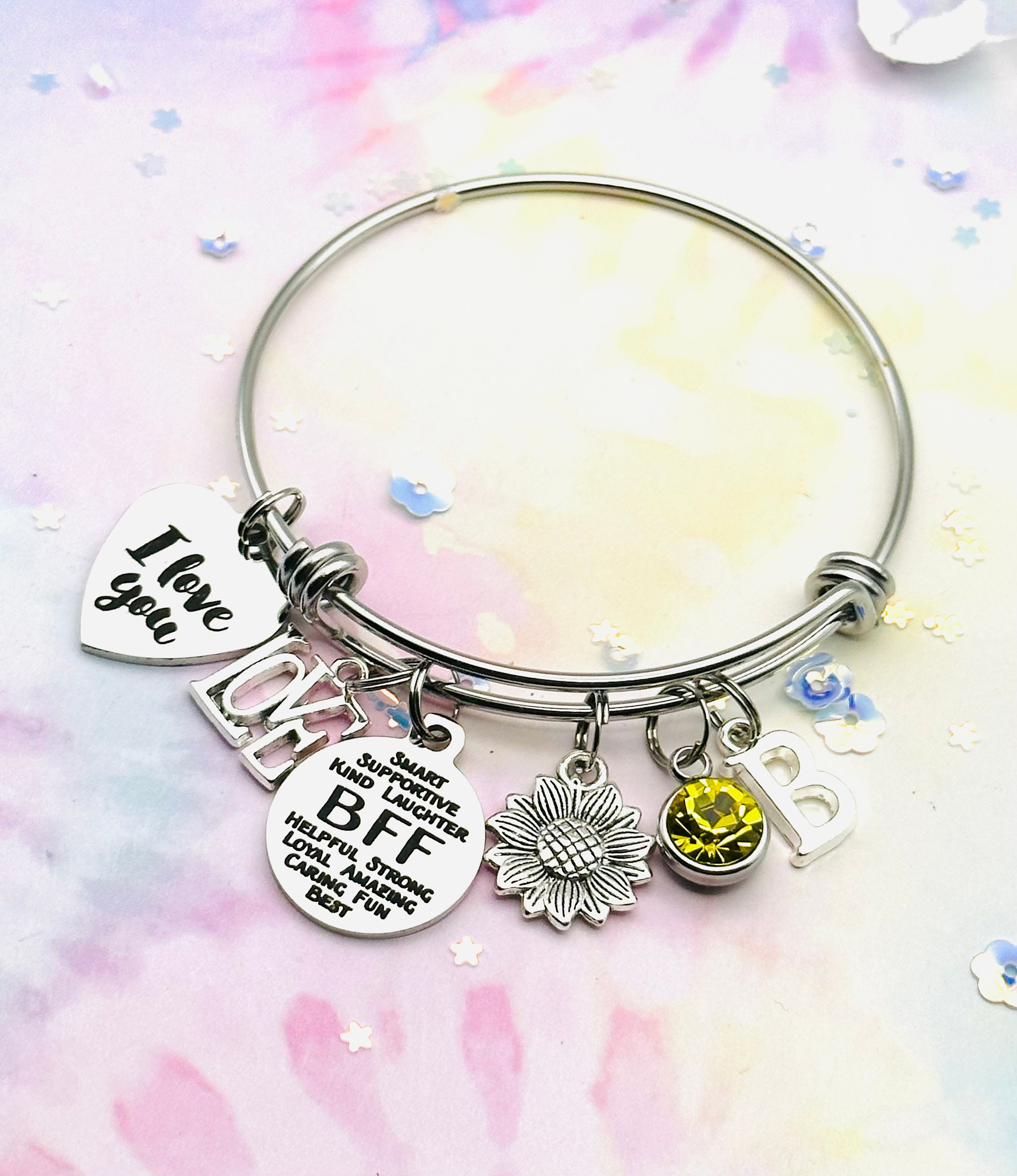 Charm bracelet for shop best friend