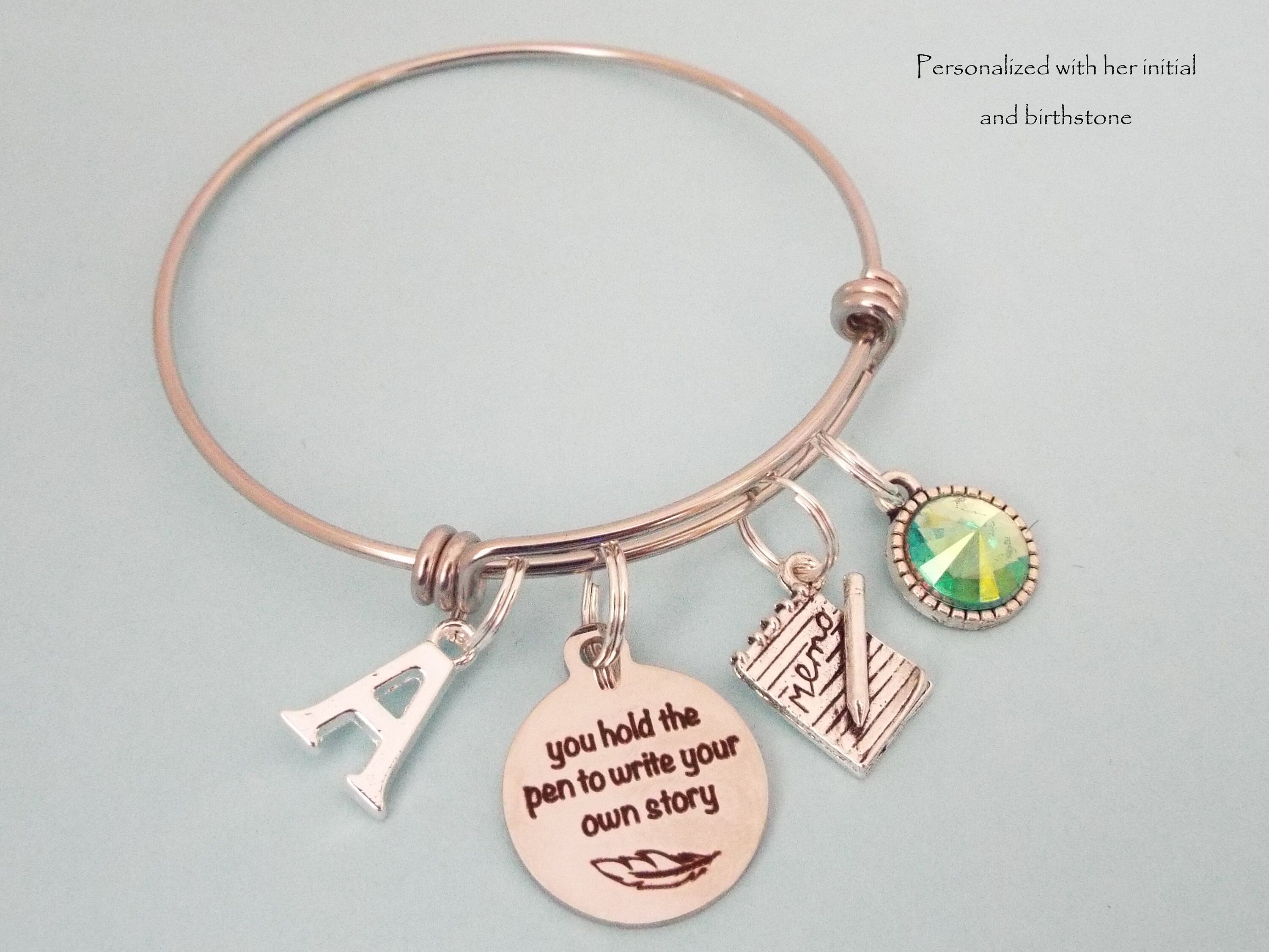 Daughter Graduation Charm Bracelet, Gift for Girl ...