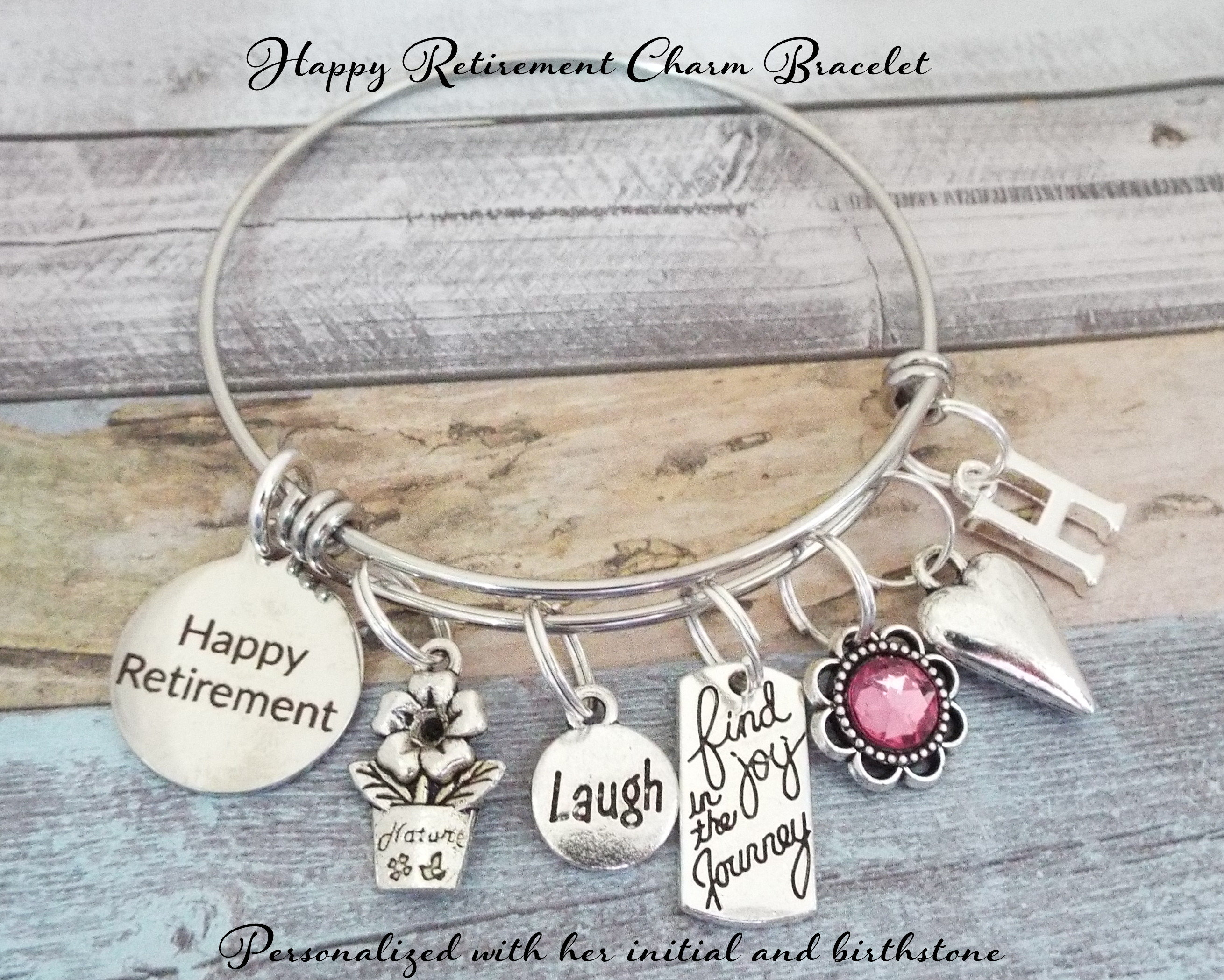 Retirement charm bracelet Clearance