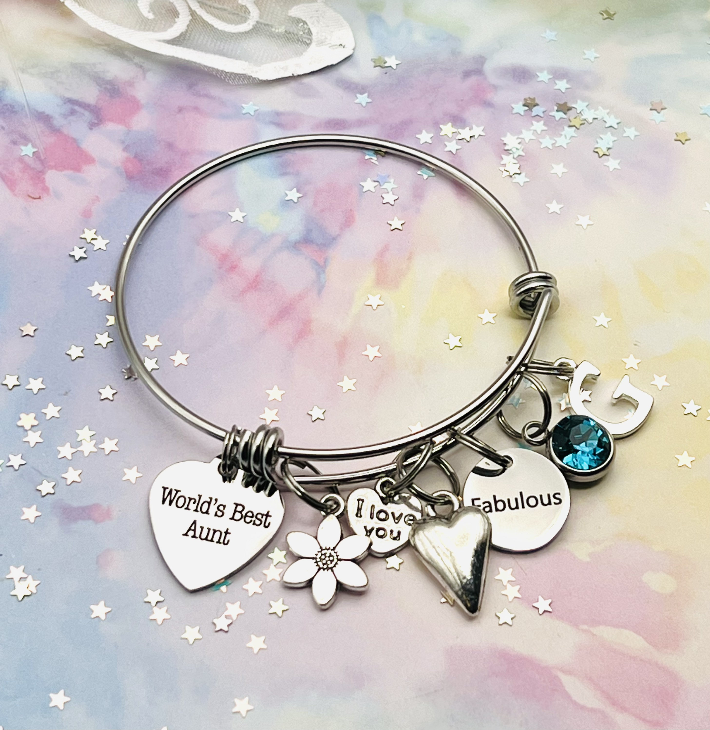 Best aunt shop ever bracelet