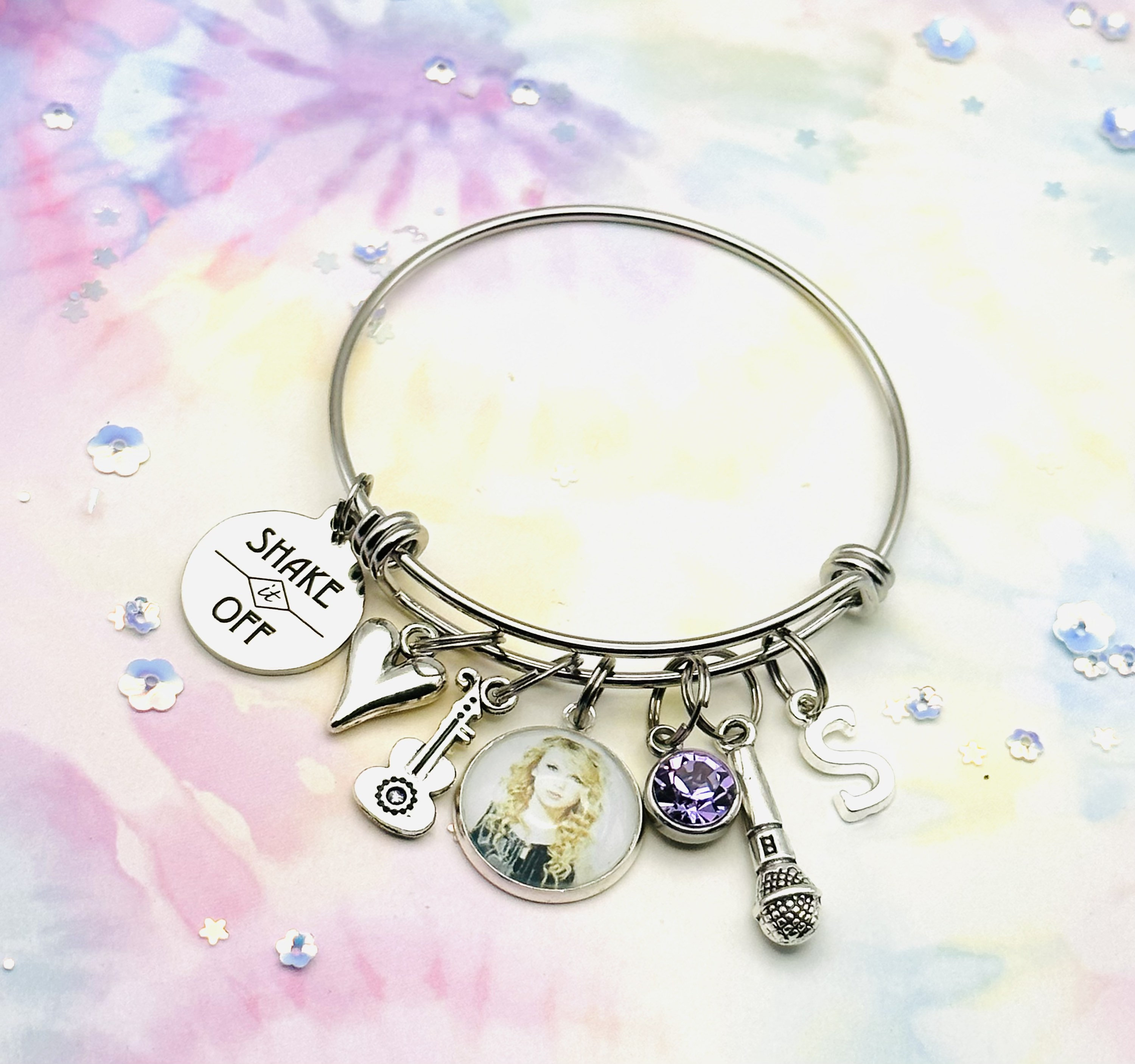 Taylor Swift Charm Bracelet Taylor Swift Merch Gift Etsy