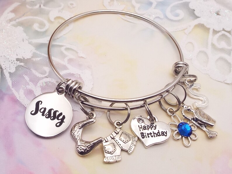 Sassy Girl Charm Bracelet Gift for Girls Birthday Daughter Etsy