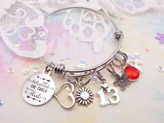  2023 Graduation Gifts for Her Birthday Gifts Ideas for Teenage  Initial B Charm Bracelets for Girls Cute Stuff Stuffers Things for Teens  Girls Trendy Stuff 12th 15th 16 Year Old Girls