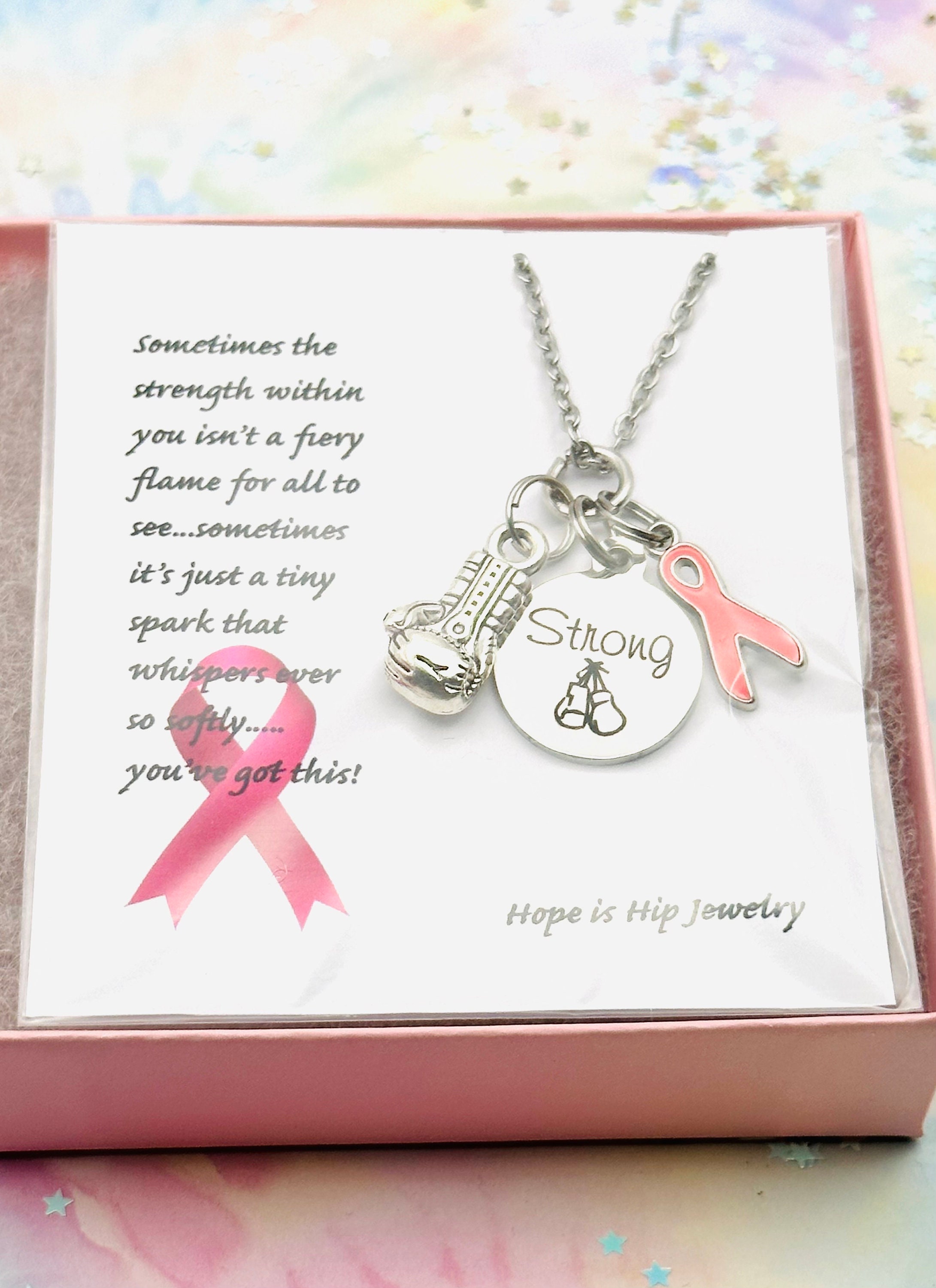 Breast cancer deals survivor charm