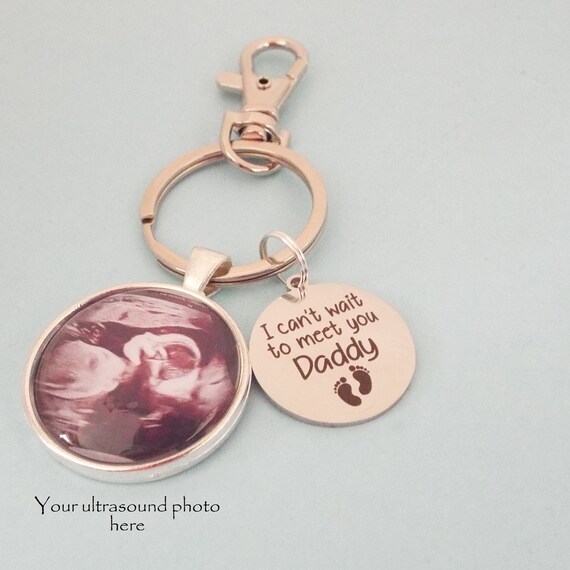 sonogram keychain for dad