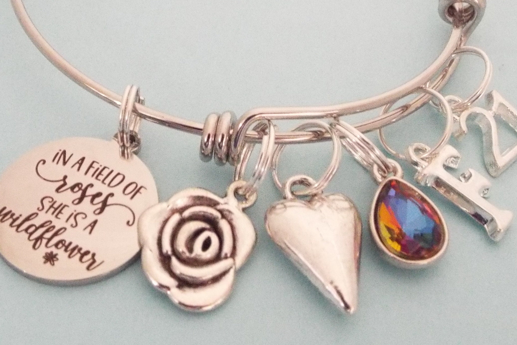 Girl 21st Birthday Jewelry, Stackable Bracelet, Gift for Girl Turning 