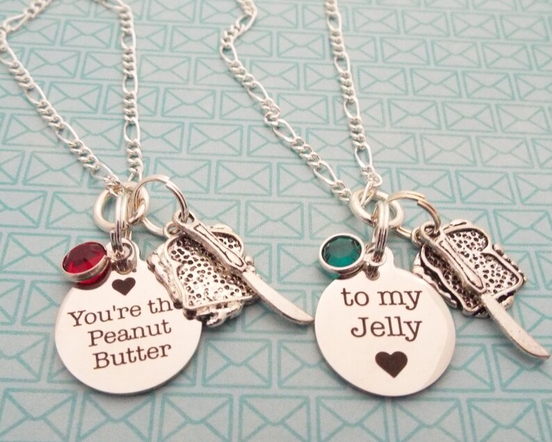 Granddaughter Necklace Set Silver Necklace Gift for BFF Daughter Gift Best Friend Gift Gift for Her Custom Necklace Gift Set