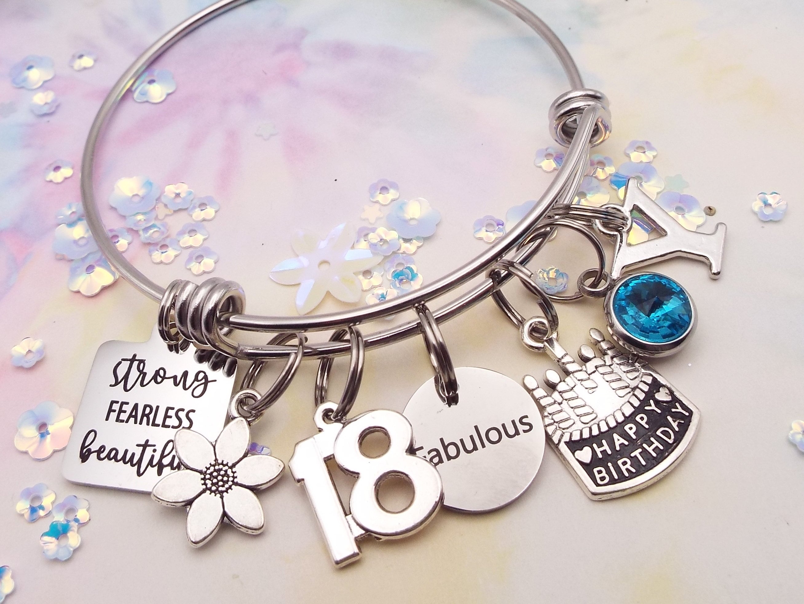 18th charm bracelet outlet
