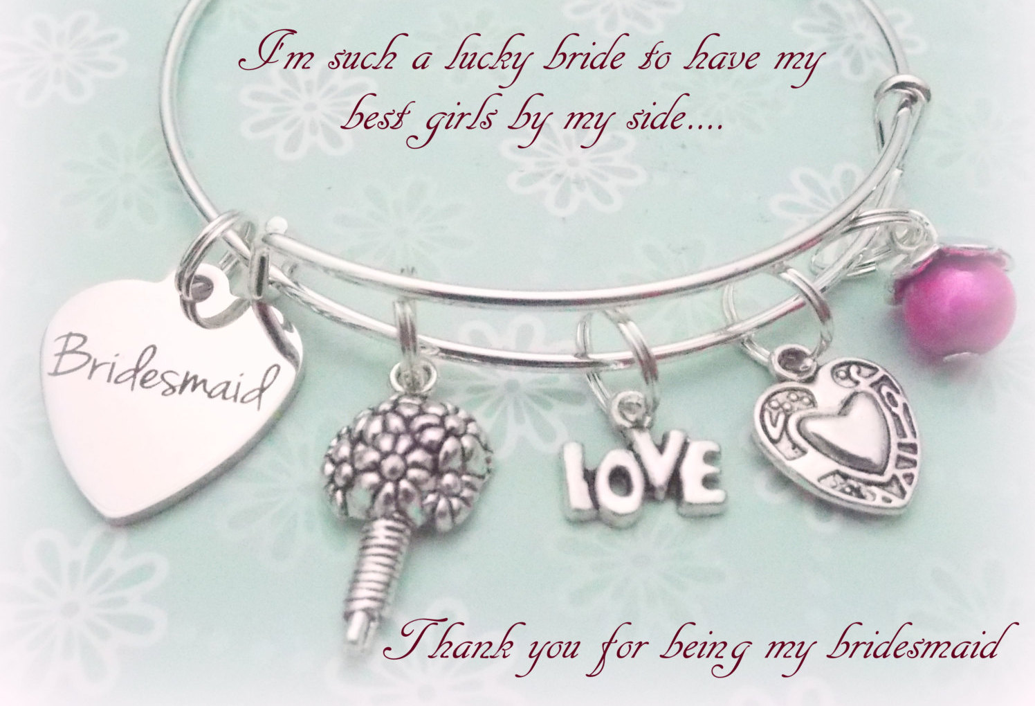 bridesmaid gift from bride