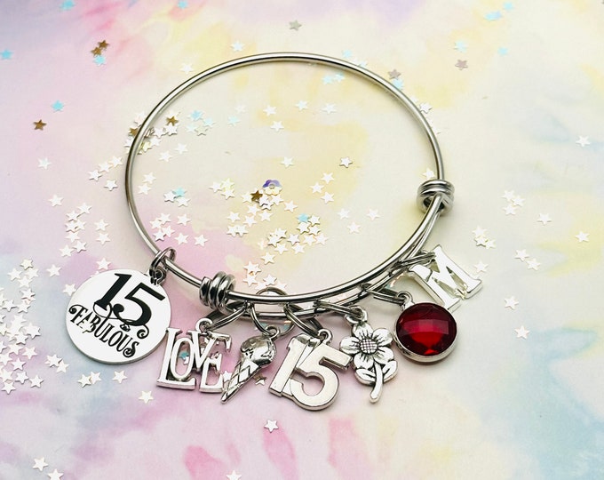 15th Birthday for Girls, Girl's 15th Birthday, Daughter's 15th, Birthday for Her, Birthday for Girl, Niece  Birthday, Gift for Her, Jewelry