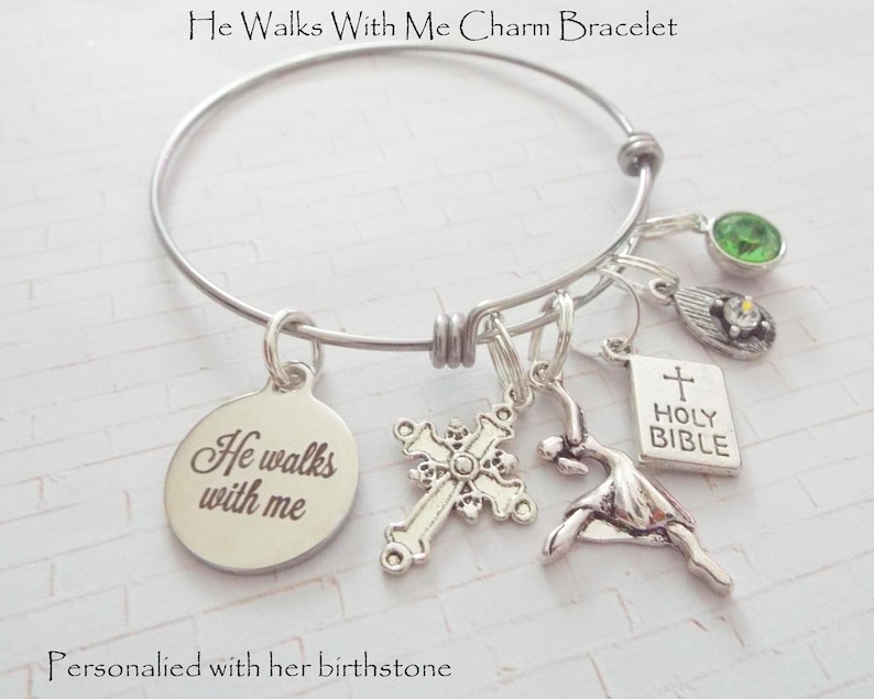 Christian Charm Bracelet Gift for Christian Pastor's Etsy