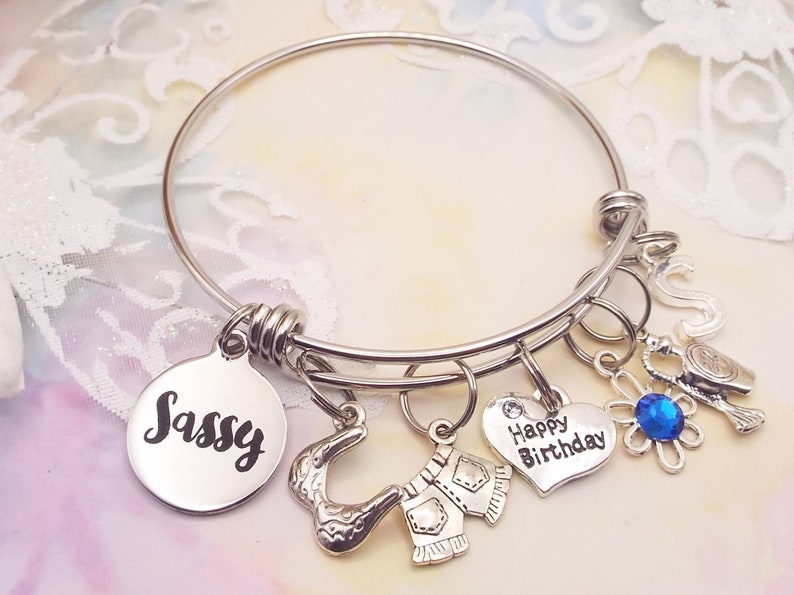 Sassy Girl Charm Bracelet Gift for Girls Birthday Daughter Etsy
