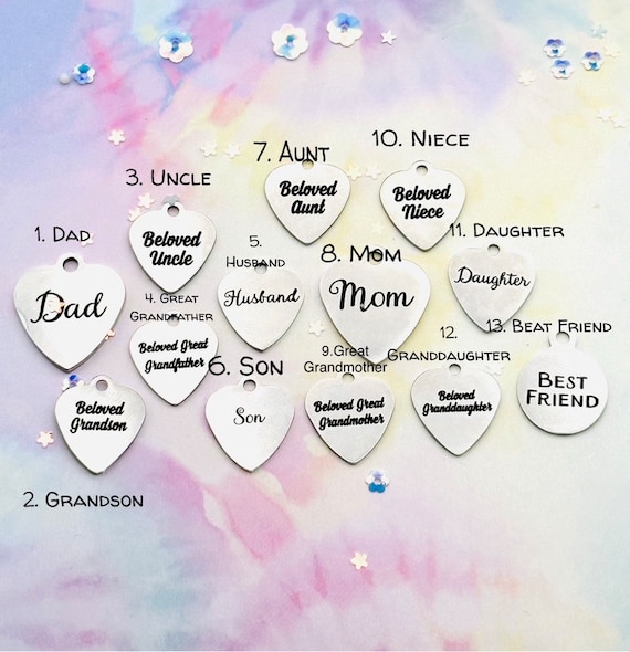 Memorial charms for bracelets deals