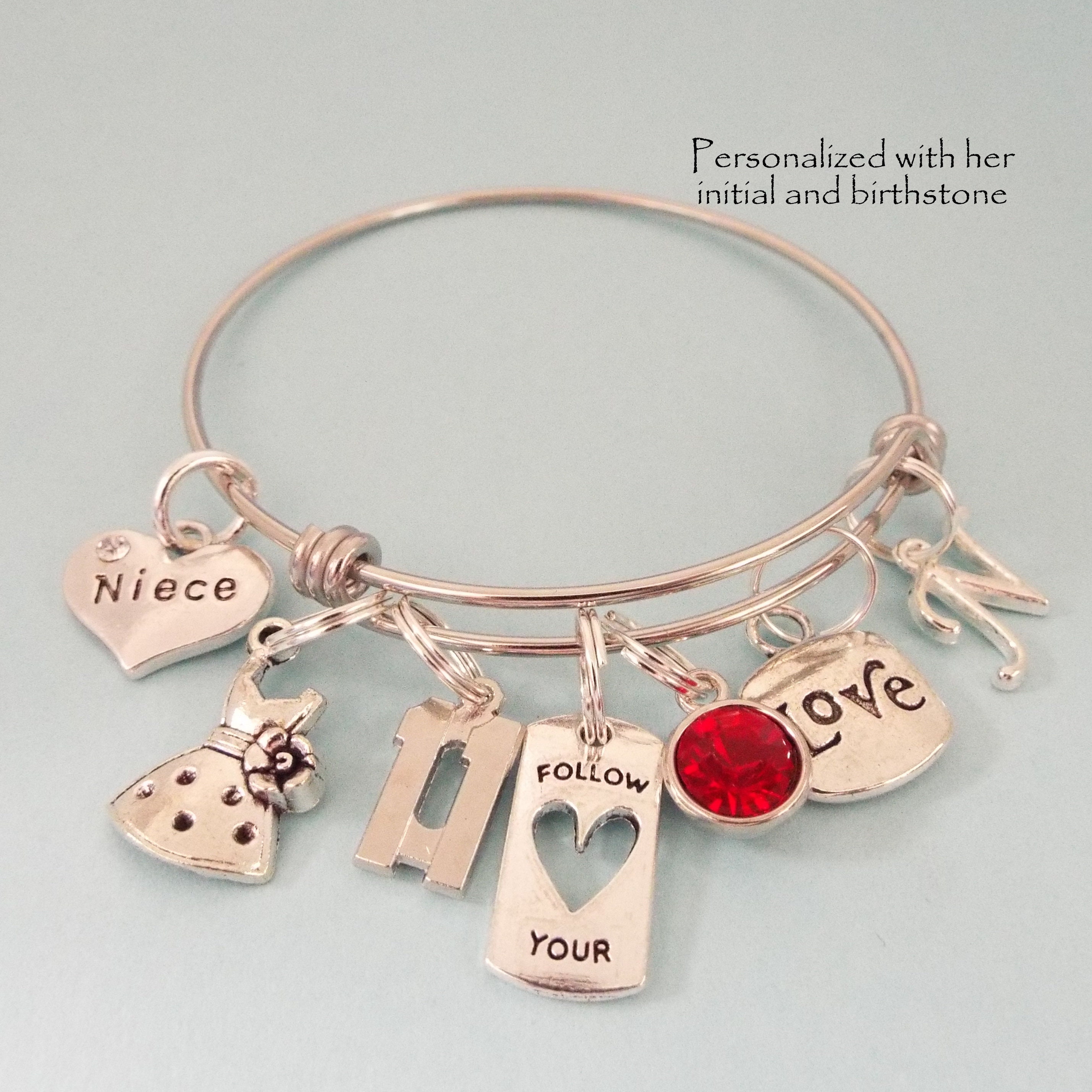 Girl Birthday Charm Bracelet 11th Birthday Gift Daughter Birthday