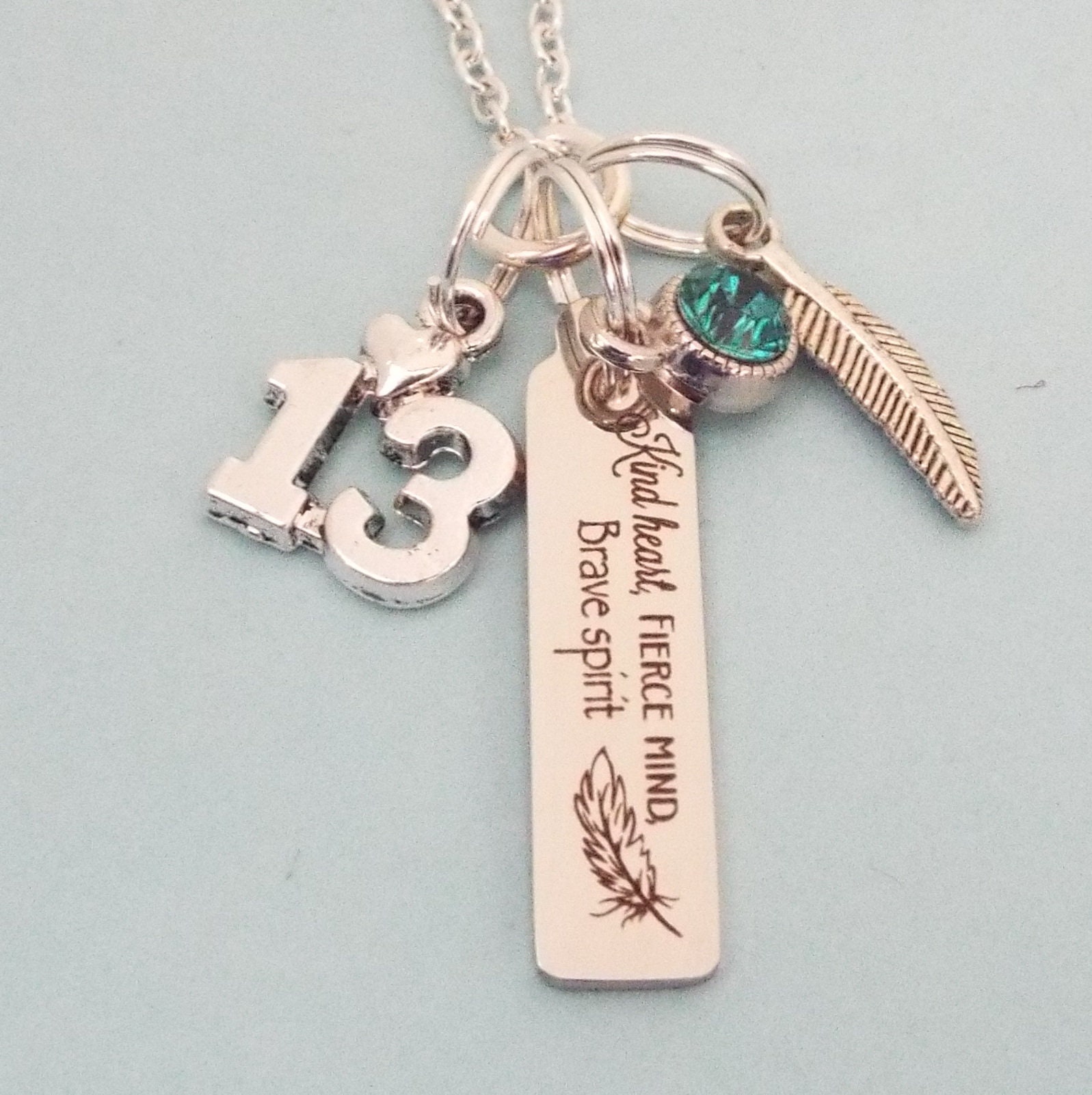 13th Birthday Personalized Necklace, Custom Jewelry ...