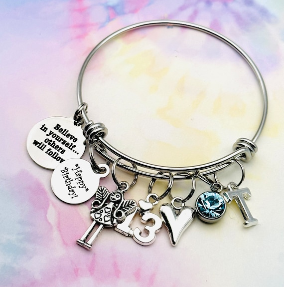 Just Turned Teen Heart Number 13 Charm Sterling Silver, Made in the USA Just Turned Teen Heart Number 13 Charm Sterling Silver, Made in the USA