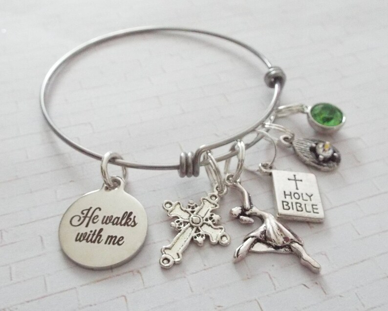Christian Charm Bracelet Gift for Christian Pastor's Etsy