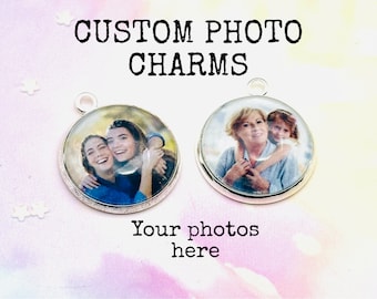 Add On a Custom Photo to Any Bracelet, Custom Photo for Charm Bracelet, Girls Birthday Gift, Custom Jewelry, Personalized Gifts for Girls