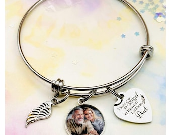 Memorial Gift, Loss of Father, Death of Dad Sympathy Gift, Custom Photo, Grief and Mourning, In Loving Memory, Death of Loved One, Portrait
