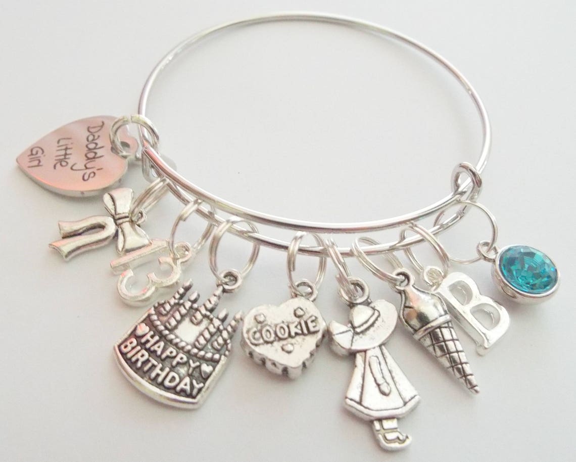 Daddy's Little Girl Charm Bracelet Father to Daughter Etsy