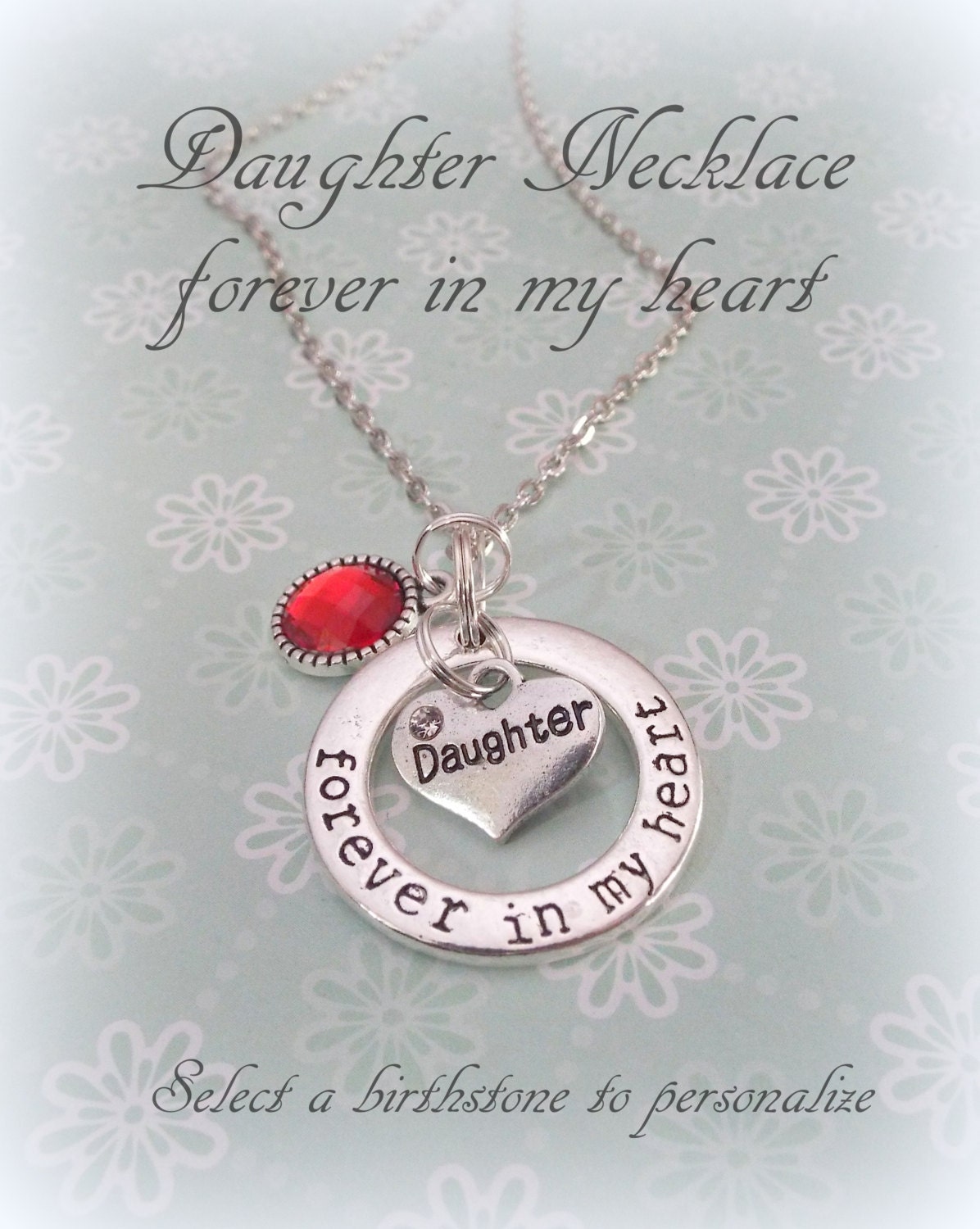 daughter necklace in memory of daughter personalized jewelry